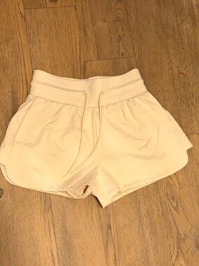 Cream Sweatshorts